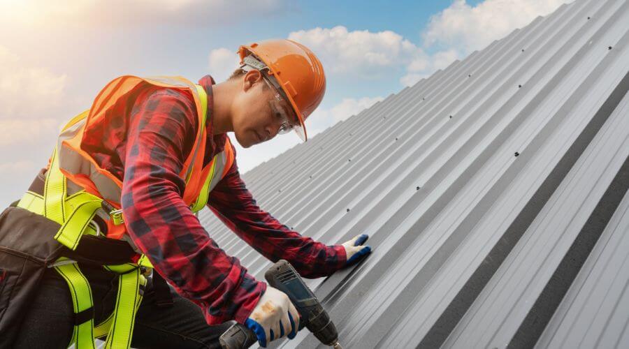 Professional metal roof installation in De Soto, WI